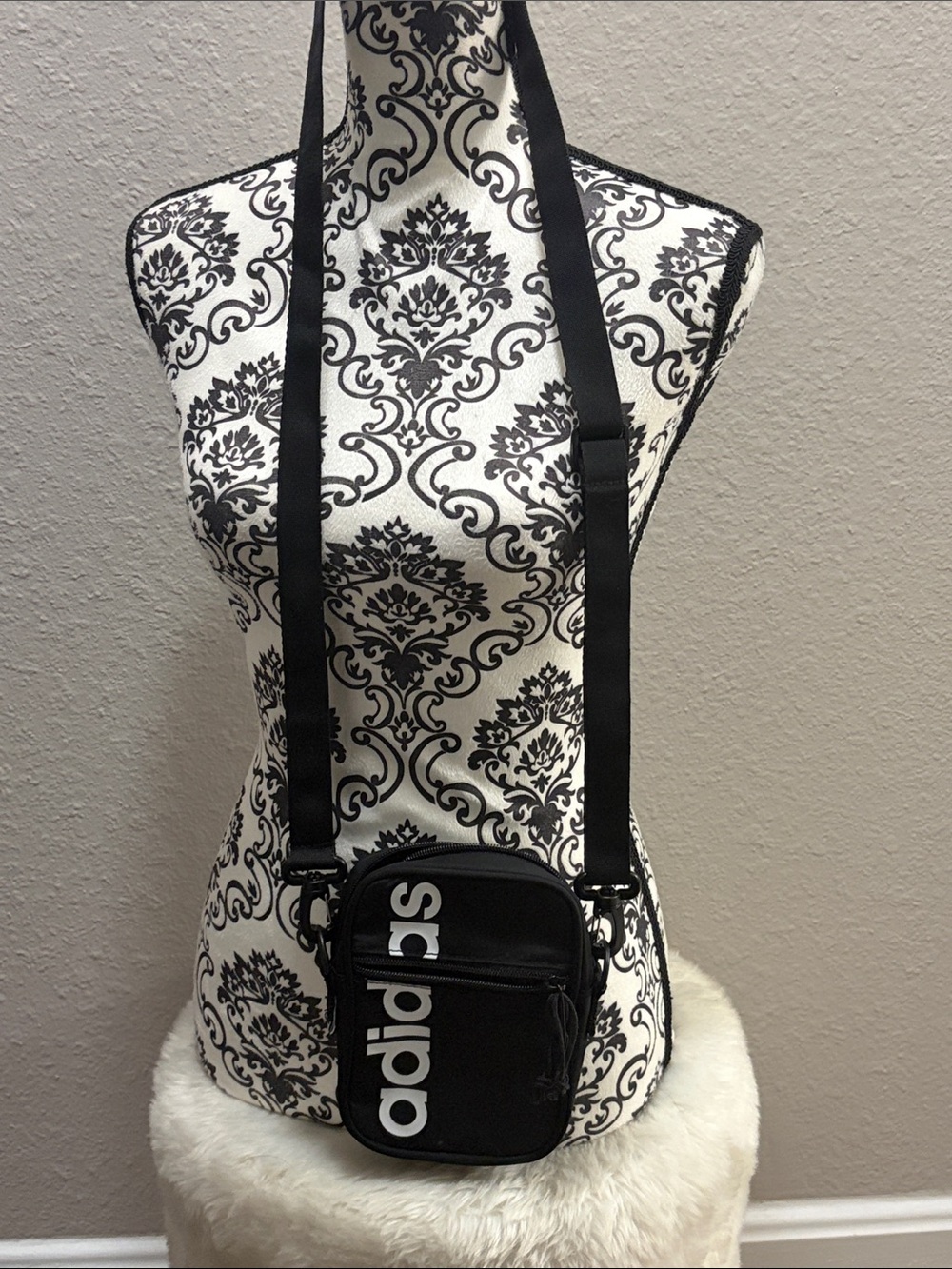 Adidas Black Crossbody Mini Bag